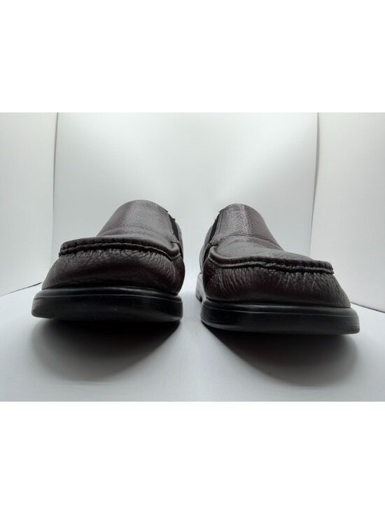 SAS Side Gore Cordovan Loafers Mens Size 12WW Burgundy Casual Slip On Shoes main image 3